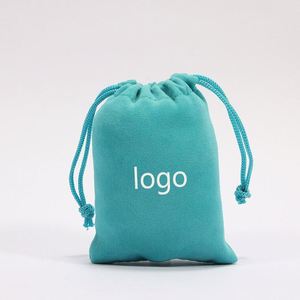 Sac de rangement pour bijoux en flanelle de couleur personnalisée, sac de rangement pour articles - Product Image 2