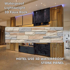 Panel de Pared 3D Moderno de Poliuretano con Aspecto de Piedra, Ligero, Impermeable, Bloque de Roca Artificial para Interiores y Exteriores, Paredes de Hoteles - Product Image 2