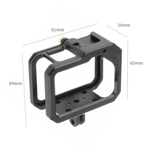 <span class=keywords><strong>Precio</strong></span> de fábrica, Carcasa para cámara de acción, jaula para cámara para <span class=keywords><strong>GoPro</strong></span> <span class=keywords><strong>Hero</strong></span> 11 10 <span class=keywords><strong>9</strong></span>, negro con filtro de lente UV, Juego de tapa de lente - Product Image 6