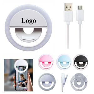 Regalos Promocionales, Anillo de Luz LED Recargable con Logotipo Personalizado para Teléfono Celular, Anillo de Luz para Selfies, Luces LED para Selfies para Teléfono - Product Image 1