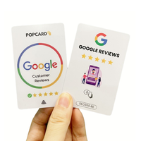 Benutzer definierte Google Review Link NFC leere Karte mit QR-Code Google Rate uns in Google NFC Nicht-Standard-Karte