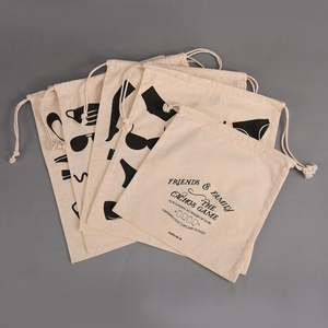 Dust-Proof Security Custom Printed Cotton <b>Drawstring</b> Jewelry Storage Pouch for Necklaces-Gift - Product Image 4