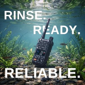 Radioddity X1 Talkies-walkies étanches IP67 robustes <span class=keywords><strong>longue</strong></span> <span class=keywords><strong>portée</strong></span>, lot de 4, réduction du bruit, radio bidirectionnelle FRS <span class=keywords><strong>longue</strong></span> <span class=keywords><strong>portée</strong></span>, balayage NOAA - Product Image 4