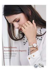 Orologio con Cristalli a Buon Prezzo Regalo per <span class=keywords><strong>Donna</strong></span> Impermeabile Oro Rosa <span class=keywords><strong>Orologi</strong></span> da Polso da <span class=keywords><strong>Donna</strong></span> <span class=keywords><strong>Cinturino</strong></span> in Ceramica Bracciale da <span class=keywords><strong>Donna</strong></span> di Alta Qualità - Product Image 5