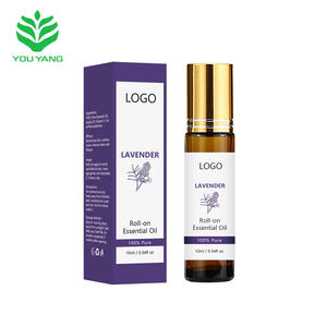 Huile essentielle de lavande en roll-on pour améliorer le sommeil, aide à la relaxation lorsqu'elle est appliquée sur les tempes - Product Image 1