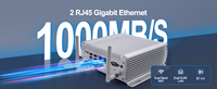 Mini PC Industrial sin Ventilador i7-4578U 6xRS232/485 DB9 COM 2xGigabit Ethernet DDR3L 8GB SATA mSATA Computadora Integrada para Automatización