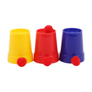 Three Immortal Cups <b>Magic</b> Props Red Yellow Blue Stacking <b>Set</b> For <b>Magic</b> Tricks Performance Toy 6x5x3cm 5x4x3cm 3.2x2.7x1.9cm - Product Image 3