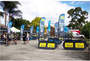 Bandera de Playa de 60*240cm, Banderas Tipo Blade para Cafeterías, Tiendas, Pizzerías Nuevas, Supermercados, Promoción, Publicidad, Sin Asta - Product Image 6