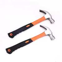 Marteau à clous d'aspiration en acier au carbone robuste de haute qualité avec poignée en fibre Surface dénoyautée de griffe de Support OEM personnalisée