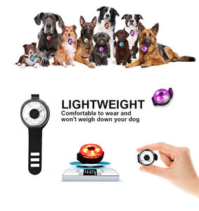 UMIONE مواد صديقة للبيئة طوق الكلب للماء قلادة الكلب كليب على ضوء البطارية الكلب دايت - Product Image 5