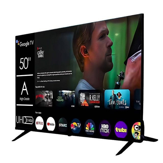 Commercial Use 100 Inch 4K Ultra High Definition UHD Smart TV 60/120Hz Black Cabinet WiFi Android System OEM ODM CKD SKD for