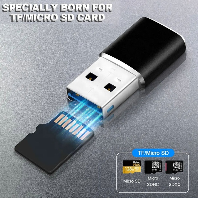 Xput OEM USB3.0 Card Reader High Speed USB 3.0 Adapter Support TF Micro SD SDXC Memory Card for Laptop Notebook Camera Mobile