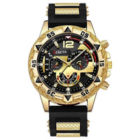 Montre Homme Sportive Éco-responsable à Quartz, Bracelet Silicone et Alliage de Zinc, 40,5 mm, Boucle Ardillon – Meilleure Vente en Gros
