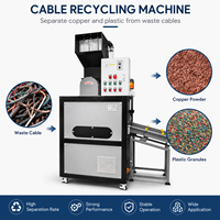 Machine de recyclage de câbles en cuivre à petite capacité, granulateur de câbles usagés, broyeur de câbles à vendre – Offre Spéciale
