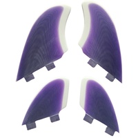 Ailerons de surf Quad de couleur mélangée à quantité minimale de commande bas pour planche à pagaie SUP