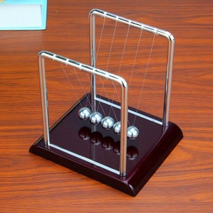 Newton's Cradle Energy <b>Conservation</b> Ball Home Office Decorative Craft Small Billiards Round Geometric Shape Movable Ornament - Product Image 1