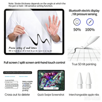 Stylet à recharge sans fil pour iPad, écriture, dessin, anti-erreur de pression, compatible avec les modèles 2018-2026
