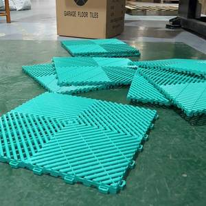Vendedor caliente PP 40*40cm Suministro directo de fábrica Azulejos de suelo de enclavamiento de plástico baratos Azulejos de suelo de garaje - Product Image 4