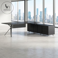 Bureau de direction en MDF de haute qualité, table de patron, vente directe d'usine en gros pour tous les groupes d'âge