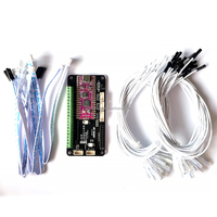 Carte de contrôle USB PICO Fighting Board avec câble, sans délai, bouton de commande de joystick d'arcade en plastique pour PC PS3 PS4 Hitbox