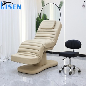 Kisen Durable Beauty <b>Bed</b> <b>Lash</b> Eyelash Chair Electric Adjustable Soft <b>Bed</b> High Quality Motors Salon <b>Table</b> Customized Furniture - Product Image 3