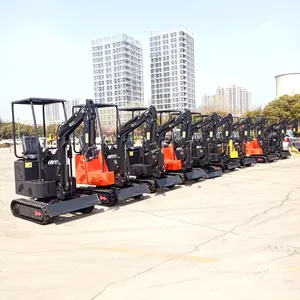 2023 nuevo China Durable Mini Excavadora hidráulica sobre orugas 950kg 1T 1ton Mini Excavadora hidráulica