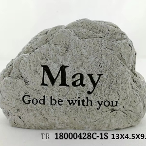Pietra commemorativa in poliresina su misura con motivo animale per un ricordo personalizzato - Product Image 3