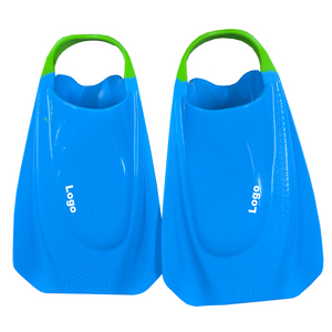 I colori personalizzati all'ingrosso della fabbrica sono disponibili OEM Print logo <span class=keywords><strong>Swim</strong></span> Open Heel <span class=keywords><strong>Swim</strong></span> Training 3 taglie pinne in silicone per adulti - Product Image 1