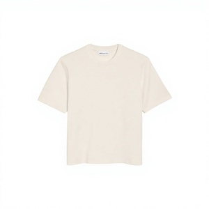 Custom Men's <b>White</b> Short Sleeve O-Neck T-Shirt 100% Cotton Regular Fit Casual Jersey Knitted Solid Color - Product Image 2