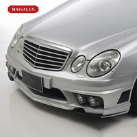 Kit de Conversión Exterior Estilo W para Mercedes Clase E W211 2002-2009, Parachoques de Fibra de Vidrio para Automóviles, Modificación de Automóviles