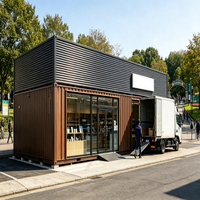 Conteneur pop-up rapide de 20 pieds pour café/bar/restaurant rapide/magasin de proximité/kiosque/borne