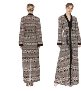 最新时尚设计伊斯兰穆斯林祈祷女性服装加号baju Muslim abayas