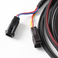 Lesun 2 3 4 5 6 7 8 10 Pin konektor perlengkapan sepeda motor kabel perakitan kawat Harness otomatis OEM/ODM manufaktur perakitan