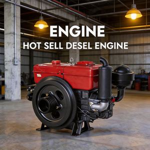 Nouveau moteur diesel monocylindre 4 temps refroidi par eau Aokai ZS1125M 30 CV, démarrage électrique, norme Euro 2, haute sécurité - Product Image 1