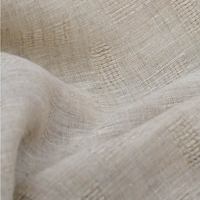 Tissu de brocart Jacquard respirant pour femmes 100% lin nouvelle technique tissée creuse lavée pour hauts respirants Textiles de maison
