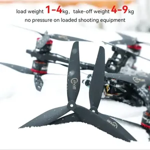 T-MOTOR C7.5/C8.5/C9.5/C10.5 Lightweight 5-inch Pitch 3 Blade Aircraft Propeller Shafts for RC Fixed Wing Airplane <b>Drone</b> - Product Image 2