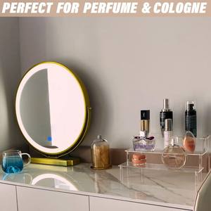 ऐक्रेलिक 3-टीड टेबलटॉप डिस्प्ले रेज़ारों के लिए पर्यावरण के अनुकूल स्पष्ट मिनी शेल्फ भोजन और डेसर्ट प्रदर्शन रैक - Product Image 2