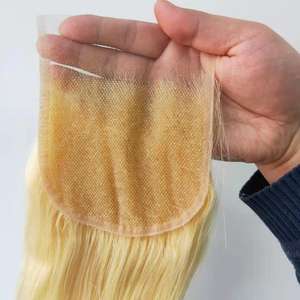 Chaîne de cheveux humains brésiliens bruts, humide <span class=keywords><strong>et</strong></span> ondulé, 9A, 6x6 Hd, vente en gros, lot de 3 - Product Image 6