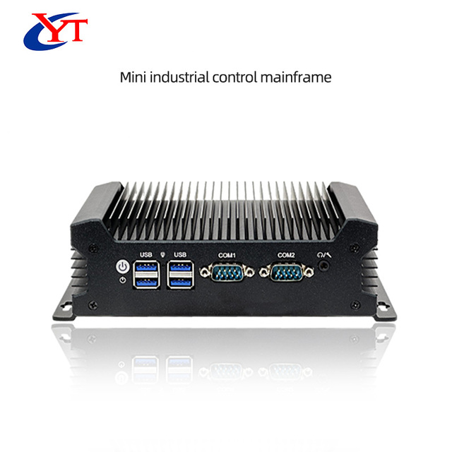 New Intel Core I3 High Performance Fanless Embedded Industrial Computer Dual Network Ports Dual Serial Ports 8GB DDR4 RAM