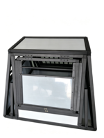 Cage à chien portable en aluminium, vente en gros d'usine, caisse de transport de haute qualité, boîte de transport pour chien, respirante et durable