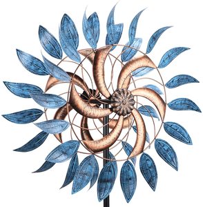 Oniya Metal Outdoor Kinetic Windmühle Wind Spinner Patio Stakes Große Windmühle - Product Image 5