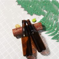 Bouchon de couronne personnalisé ambre et clair 330ml 500ml 650ml 1 litre bouteilles de bière en verre vides