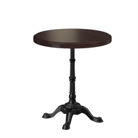 Ensemble table et chaises de style chinois classique en bois massif vintage industriel américain pour restaurant, bistro, hôtel