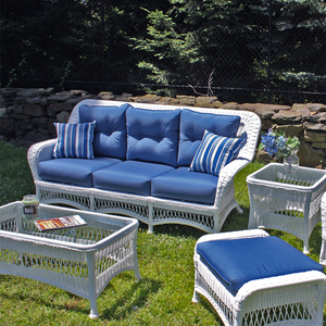 Muebles de exterior de jardín de lujo de estilo francés, <span class=keywords><strong>asientos</strong></span> de Patio y balcón, sofá, sofás, juego de salón de ratán de mimbre <span class=keywords><strong>para</strong></span> sala de estar, Villa - Product Image 6