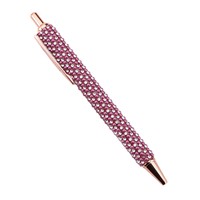 Stylo bille promotionnel en métal avec perles et strass de 1,0 mm, design créatif, idéal comme cadeau