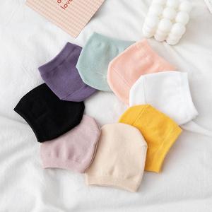 Wholesale Woman Socks Breathable Foot Toe Half Solid Color Summer Thin <b>No</b> <b>Show</b> Female Sox - Product Image 5