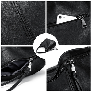 Bolsos Cruzados Realer Estilo Hobo, Bolsos de Hombro de Piel Sintética de Diseño Retro, Bolsos Tipo Cubo Grandes para Mujer - Product Image 6