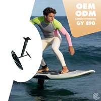 2026 GY890 Nuevo Hydrofoil de Fibra de Carbono para Kitesurf, Wingfoil, SUP y Pump Foiling, Wingfoil para Hombre, Kit Completo de Hydrofoil