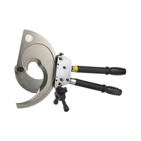 Cortador de cable de trinquete J130, cortador de perno de cizalla de hebra de acero, tijeras de cable blindadas de cobre y aluminio