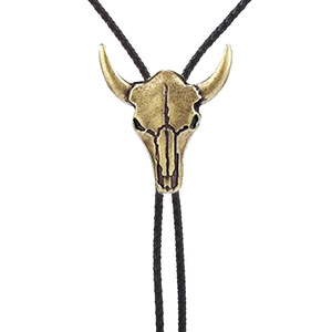 Collar de cuerda de cuero con personalidad para mujer, Gargantilla ajustable de estilo Retro, con cadena - Product Image 2